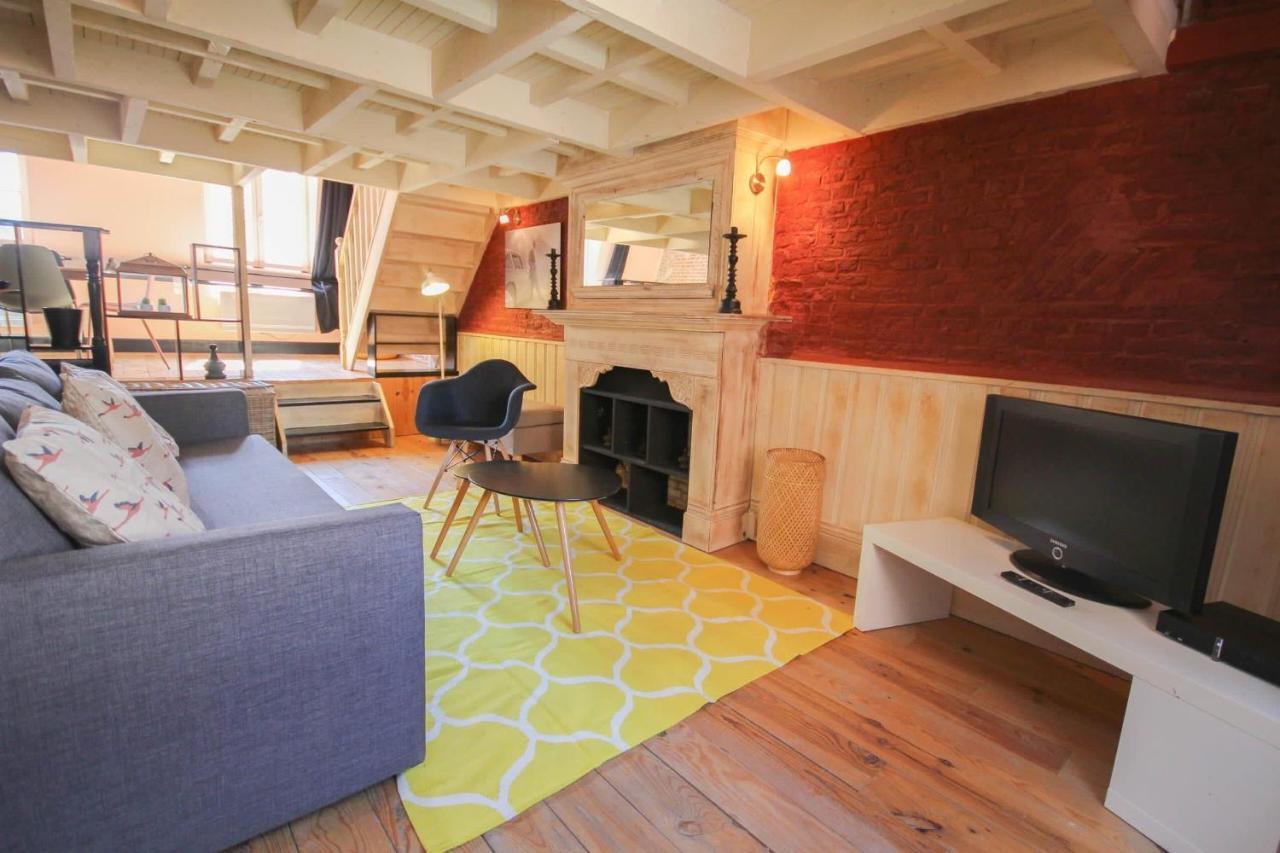 Old Lille - Superb Loft-Type Terrace! 里尔 外观 照片