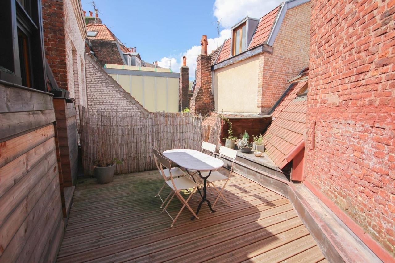 Old Lille - Superb Loft-Type Terrace! 里尔 外观 照片